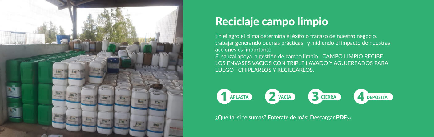 Reciclaje campo limpio